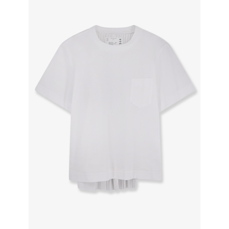 Cotton and polyester t-shirt