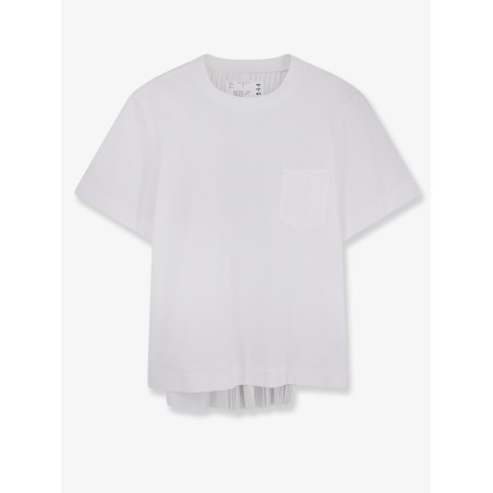 Cotton and polyester t-shirt