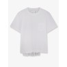 Cotton and polyester t-shirt