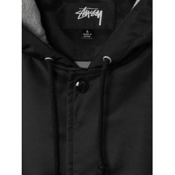 Nylon jacket with back lettering logo