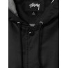 Nylon jacket with back lettering logo