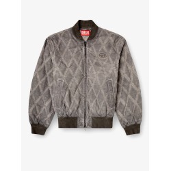 J-Type-Treat diamond-quilted cotton blend jacket