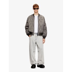 J-Type-Treat diamond-quilted cotton blend jacket