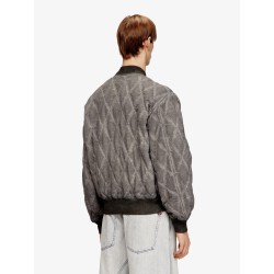 J-Type-Treat diamond-quilted cotton blend jacket