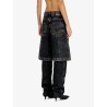 DE-SIRE-SHORT- S2 black denim bermuda shorts