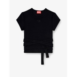 T-BUNNY-TAIL-S1 cotton T-shirt with tie bands
