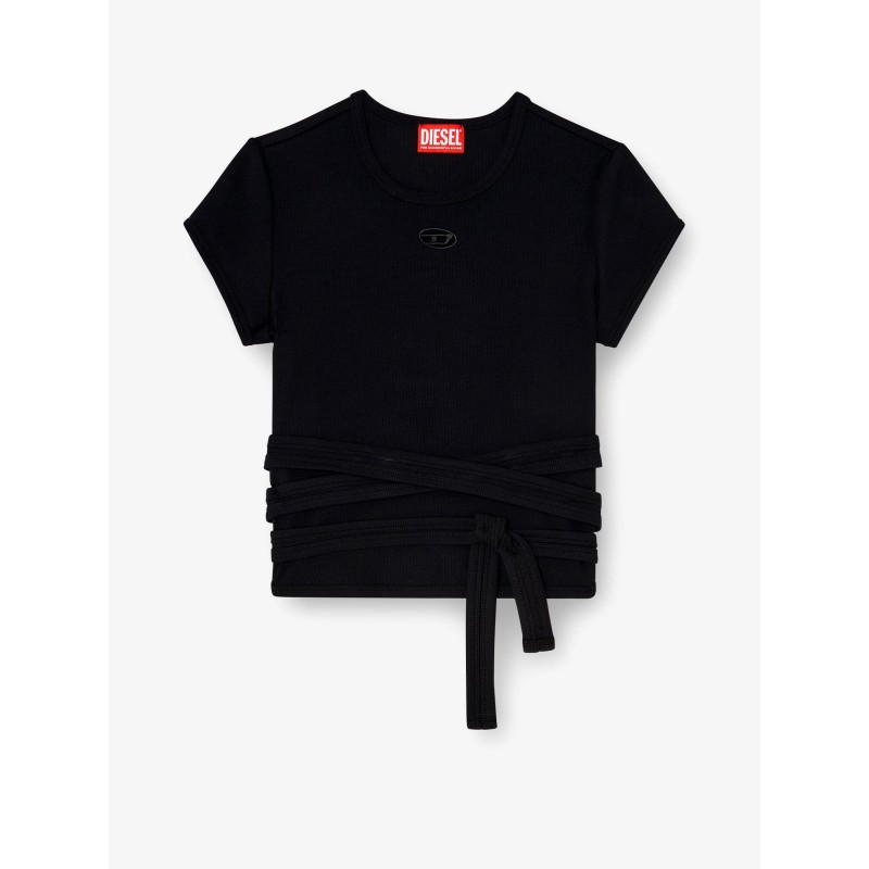 T-BUNNY-TAIL-S1 cotton T-shirt with tie bands
