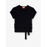 T-BUNNY-TAIL-S1 cotton T-shirt with tie bands