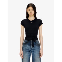T-BUNNY-TAIL-S1 cotton T-shirt with tie bands