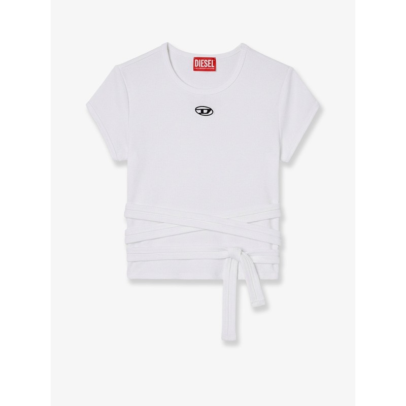 T-BUNNY-TAIL- S1 cotton T-shirt with tie bands