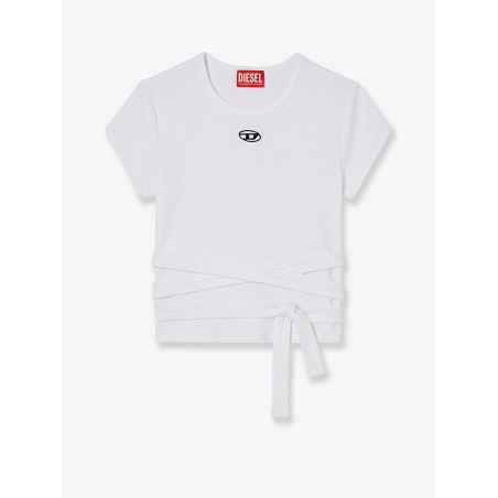 T-BUNNY-TAIL- S1 cotton T-shirt with tie bands