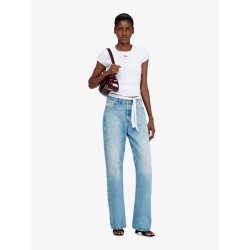 T-BUNNY-TAIL- S1 cotton T-shirt with tie bands