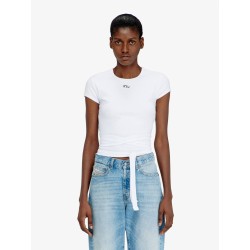 T-BUNNY-TAIL- S1 cotton T-shirt with tie bands
