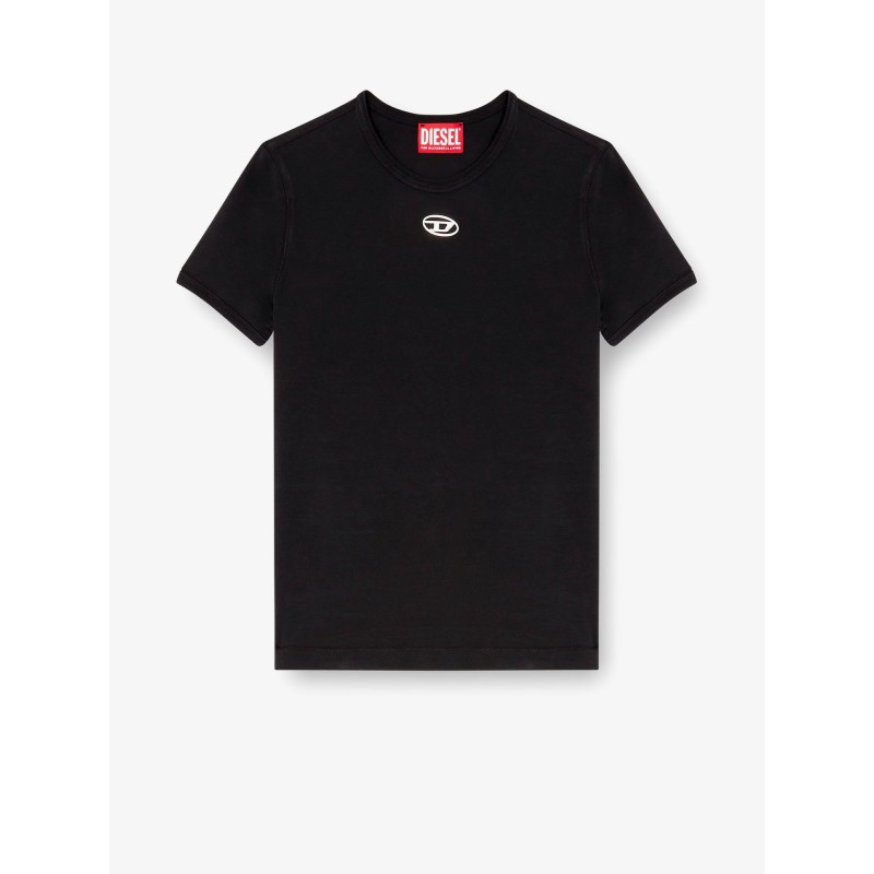 T-Uncutieslong-OD cotton blend t-shirt