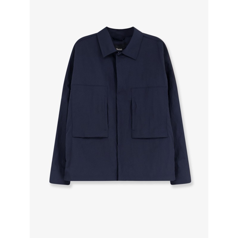 Wrinkled nylon jacket