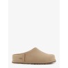 Nubuck sandals with engraved logo on the side