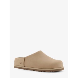 Nubuck sandals with engraved logo on the side