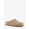 Nubuck sandals with engraved logo on the side
