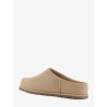 Nubuck sandals with engraved logo on the side