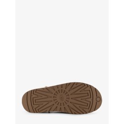 Nubuck sandals with engraved logo on the side