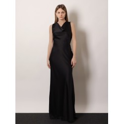 Satin long dress