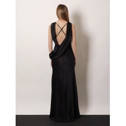 Satin long dress