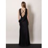 Satin long dress