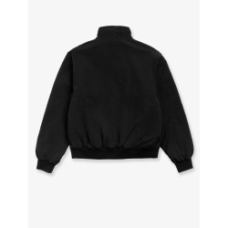 Polar nylon jacket with logo patch on the front