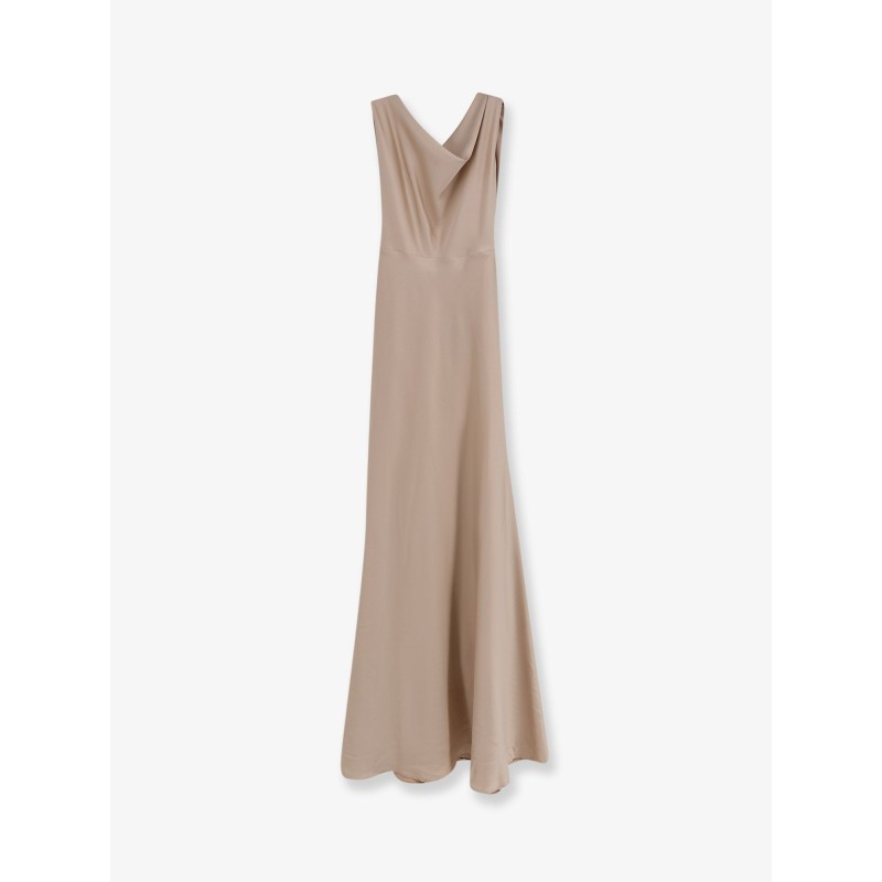 Satin long dress