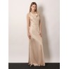 Satin long dress