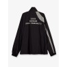 Water-repellent nylon jacket with front logo