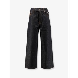 Baggy blue denim jeans