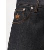 Baggy blue denim jeans