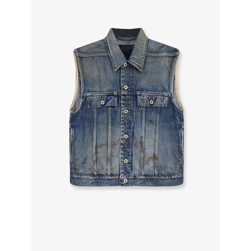 Sleeveless denim jacket