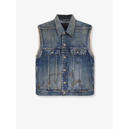 Sleeveless denim jacket