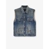Sleeveless denim jacket