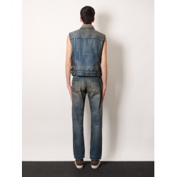Sleeveless denim jacket