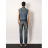 Sleeveless denim jacket