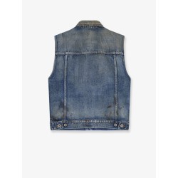 Sleeveless denim jacket