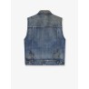 Sleeveless denim jacket