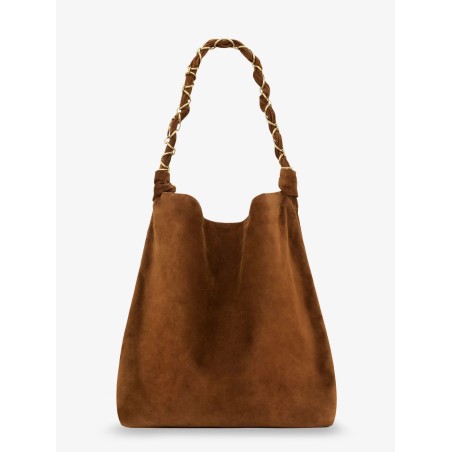 Amalia suede shoulder bag