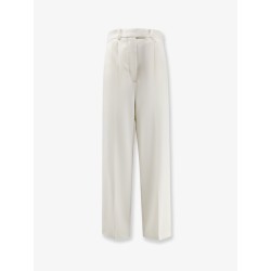 Wool and mohair trousers