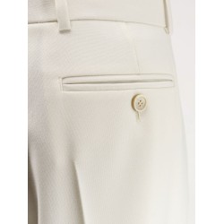 Wool and mohair trousers