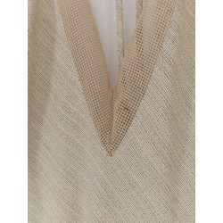 Viscose and linen top