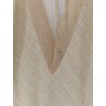 Viscose and linen top