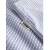Wbwang Ox Flower striped cotton shirt