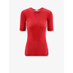 Ribbed cotton t-shirt