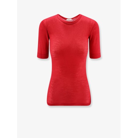 Ribbed cotton t-shirt