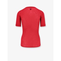 Ribbed cotton t-shirt