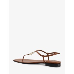 Lifford leather sandals with metal GG logo